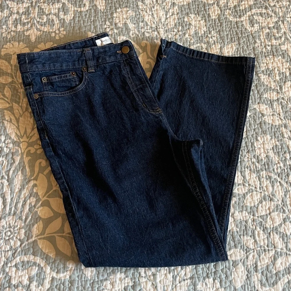 Van Heusen deep pocket Dark Blue Stretch Denim Jeans - Picture 5 of 9